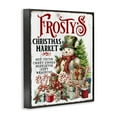 thumbnail image 4 of Stupell Industries Frosty's Christmas Market Holiday Painting Black Framed Art Prints Wall Art, 11 x 14, 4 of 10