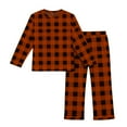 thumbnail image 3 of BLVB Boys Girls Cute Plaid Pajama Sets Long Sleeve Sleepwear Kids 2 Piece Pjs Pajamas Sleep Shirt and Pants Matching Set, 3 of 6