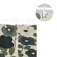 thumbnail image 5 of Yayeee Shower Curtain with Hooks 72"x72" Waterproof Fabric Bathroom Hanging Decor, Navy Flower, 5 of 5