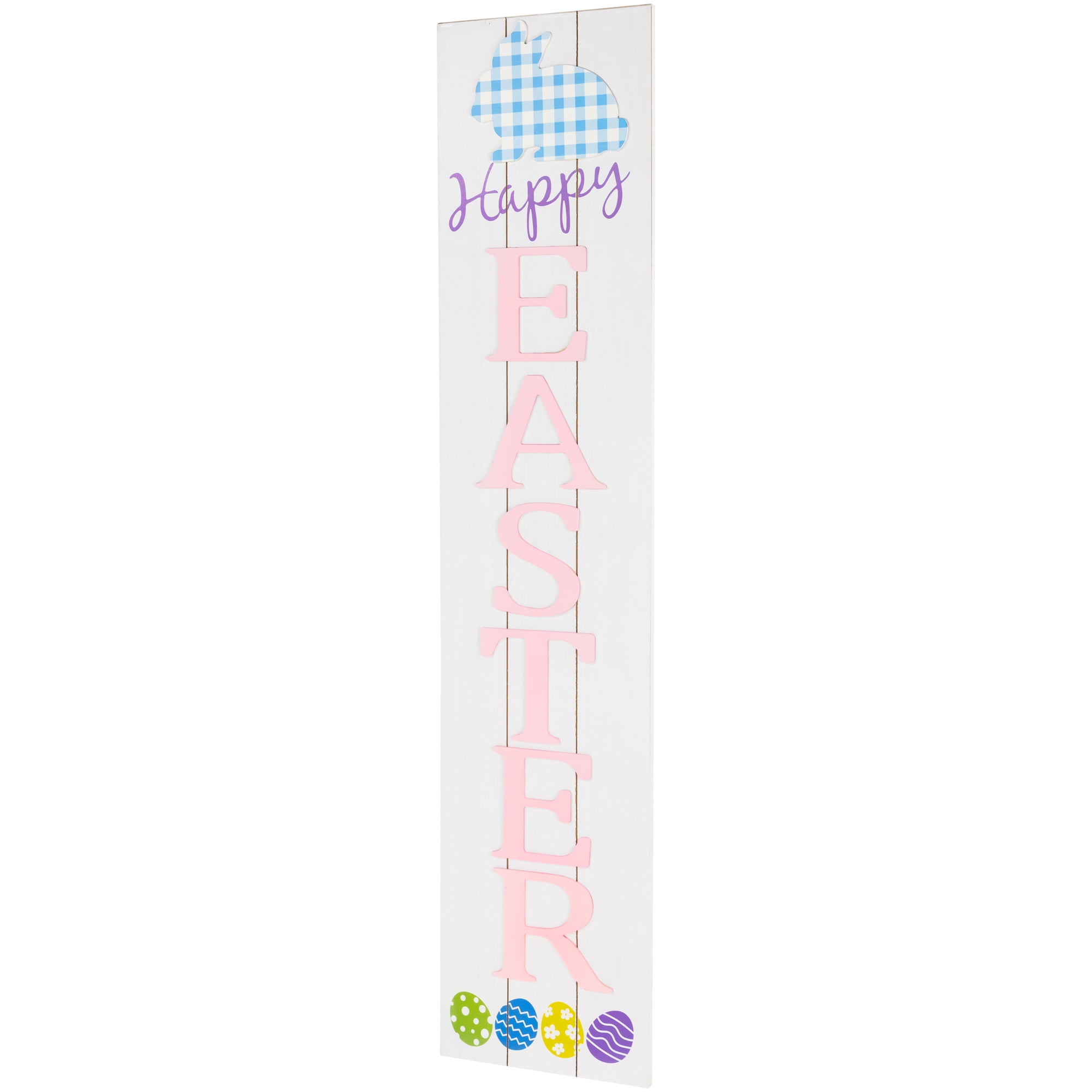 Happy Easter Wooden Wall Sign - 36"