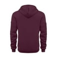 thumbnail image 3 of Hoodies for Men Casual Long Sleeve Full Zip Hooded Sweatshirts Fashion Athletic Workout Jackets with Multi Pockets Wine 2XL, 3 of 4