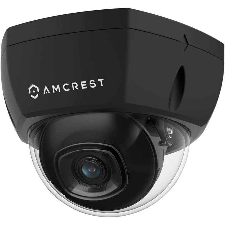 Amcrest UltraHD 4K (8MP) Outdoor Security POE IP Dome Camera, 98ft  NightVision, 2.8mm Lens, IP67 Weatherproof, IK10 Vandal Resistant Dome,  256GB