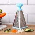 thumbnail image 4 of Stainless Steel Tower Shaped Gourd Grater 4-Side Grater Multifunctional Slicer, 4 of 8
