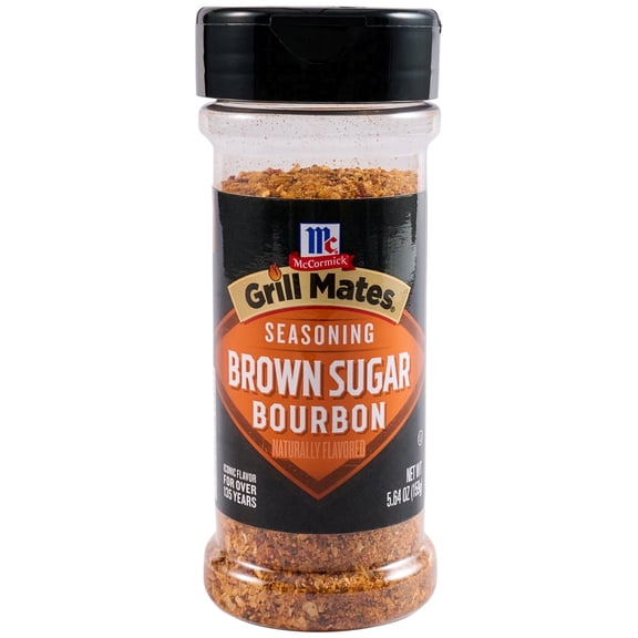 McCormick Grill Mates Brown Sugar Bourbon Seasoning, 5.64 oz Bottle