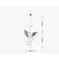 thumbnail image 5 of SDIGV 4 adornos de ángel de cristal para decoración de árboles de Navidad, transparentes - 9388732191144, 5 of 5