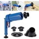 thumbnail image 4 of Toilet Plunger, Powerful Clog Remover, Manual Clog Remover Tool Blue Clogged Pipe For Kitchen Bathroom, 4 of 8