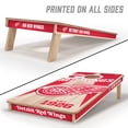 thumbnail image 5 of YouTheFan NHLDetroit Red Wings 2' x 4' Cornhole Game No Bags, 5 of 5