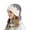 White, variant on RUIG Gloves Scarf Hat Set Women's Winter Warm Knit Hat Women's Earmuffs Woolen Hat