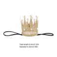 thumbnail image 2 of OUNONA 2Pcs Shiny Crown Headband Silver Fabric Create Beautiful Hairstyle for Photo Taking, 2 of 8