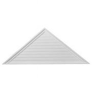 Ekena Millwork  Architectural Accents - Pitch 10 by 12 Triangle Gable Vent - Functional - Urethane