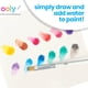 thumbnail image 3 of OOLY Rainbow Sparkle Metallic Acuarela Gel Crayons Juego de 12 marcadores de gel con purpurina para niños y niños pequeños Crayones coloridos giratorios para dibujo escolar [Metallic Gen 2], 3 of 6