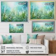 thumbnail image 4 of Designart "Wild Ferns Amongst Blooms" Flower Field Floater Framed Wall Art Prints, 4 of 5