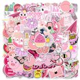 thumbnail image 2 of Girl's Pink Aesthetic Stickers Waterproof Cute Stickers 100 PCS Water Bottle Laptop Phone Stickers for Teens Kids, 2 of 4