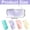 Pink, variant on Exfoliating Mesh Soap Saver Bag, Hanging Foam Net Soap Holder Pouch, Multi-Color Bath Soap Mesh Storage Bag, Bubble Producing Soap Exfoliating Sack, Loop Soap Mesh Organizer,6.3×3.54 in,A