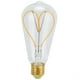 thumbnail image 1 of Bombilla LED de filamento transparente con forma de corazón de melocotón, portalámparas E27, 4 W, luz cálida., 1 of 14