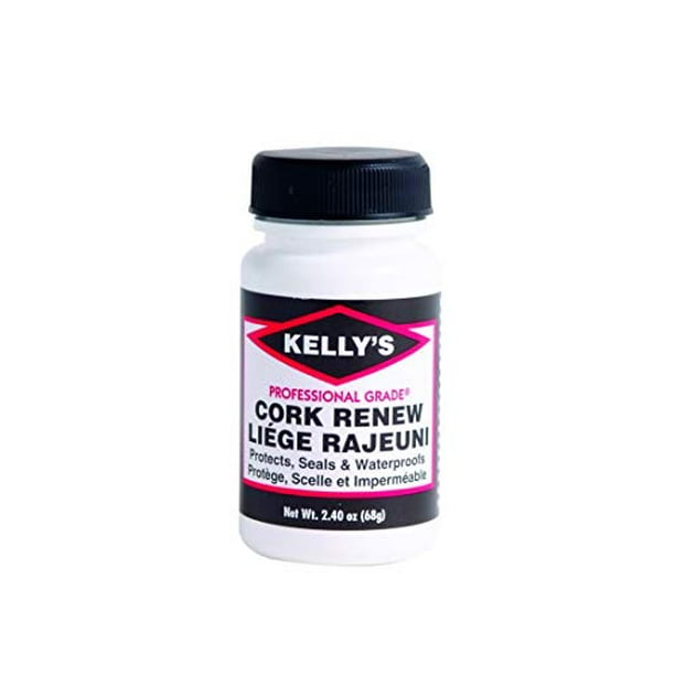 Kelly’s Cork Renew, 2.4 Oz. Seals and Waterproofs Cork Surfaces on
