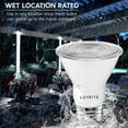 thumbnail image 3 of Luxrite 12-Pack PAR20 LED Bulbs 7W=50W 5000K Bright White Dimmable Indoor Outdoor 500 Lumens Wet Rated E26 UL Listed, 3 of 7