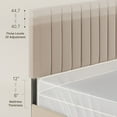 thumbnail image 4 of Lofka Full Size Bed Frame, Metal Platform Bed Frame with Storage Drawers and Headboard Adjustable, Beige, 4 of 10