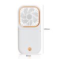 thumbnail image 3 of Ventilador Ventiladores de cuello colgantes USB plegable de mano de 3 engranajes para deportes al aire libre (blanco) Ehuebsd Para estrenar, 3 of 8