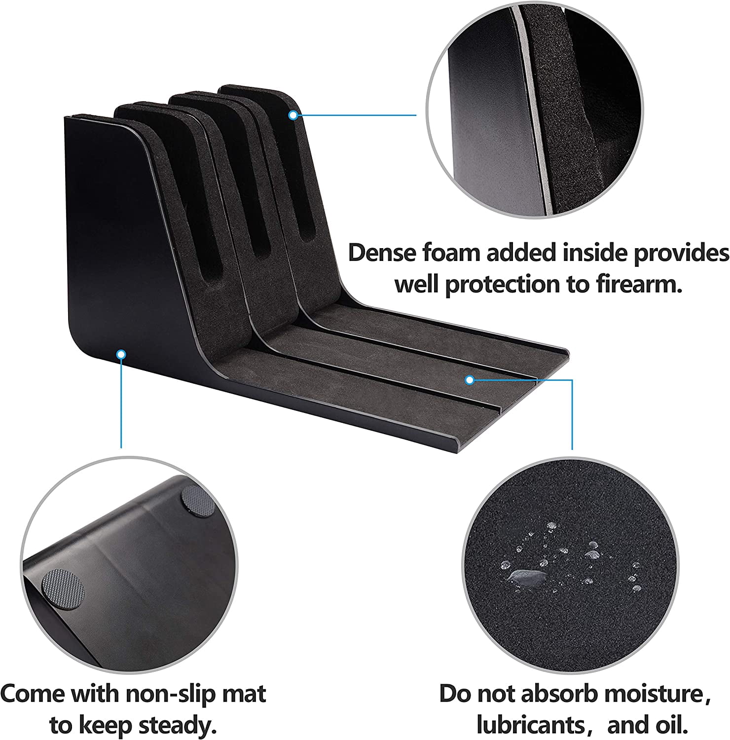 Adoreal Pistol Rack Gun Holder for Handgun Safe Gun Storage Gun Safe Accessory, Gun Rack Gun Safe Organizer