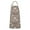 Cute Hedgehog Mushroom-1, variant on Cute Hedgehog Mushroom Apron-Garden Aprons for Women with Pockets-Cotton Linen Waterproof Kitchen Cooking Gardening Aprons Adjustable for Kitchen,Cooking,BBQ and Salon 33x27 Inch
