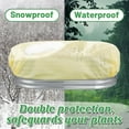 thumbnail image 4 of Rectangular Plant Protection Cover, NOGIS Plant Frost Protection Cover, Tree Plant Protection Wrap Cover, Winter Outdoor Garden Plant Frost Protection Blanket Bag, 2 Pcs, 19.7x17.7x15.7 Inches, 4 of 7
