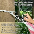 thumbnail image 3 of Hanging Hammock Portable Travel Camping For Outdooor Beach Camping Hiking Blossom Petals, 3 of 8