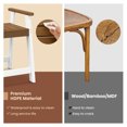 thumbnail image 3 of YYAo Shower Seat, Bathroom Bench Bath Chair,Shower Bench with Arms for Inside Shower Shaving Legs-Brown, 3 of 7