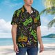 thumbnail image 3 of Fotbe Carnival Mardi Gras3 Camisa Hawaiana para Hombre Unisex – Camisa Casual de Verano con Botones de Manga Corta de Algodón y Lino,XX-Large, 3 of 7