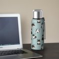 thumbnail image 5 of 20 Oz Black Corgi Coffee Tumbler Double Wall Insulated Stainless Steel Water Bottle | Metal Reusable Thermoses Flask with Cup Cap | Leak & Sweat Proof with Anti-Dust Lid, 5 of 7
