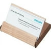 Visol V804B Durmast Natural Maple Wood And Walnut Desktop Business Card Case