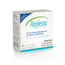 Replesta 50,000 IU Vitamin D3 Cholecalciferol, for Vitamin D Deficiency, 8 Count (Pack of 1)