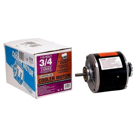 Dial Manufacturing 2206 3/4HP 115V 2 Speed Evaporative Cooler Motor