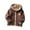 Brown01, variant on Boys Girls Hoodie Jacket Toddler Cute Cartoon Outwear for Kids Baby Fall Winter Zipper Cardigan Coats 1-9 Years