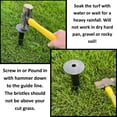 thumbnail image 3 of Keyfit Tools Sprinkler Head Marker Flag (7 Markers With 1 Installation Tool) Low Profile Mow Over Sprinkler Head Marker, 3 of 5