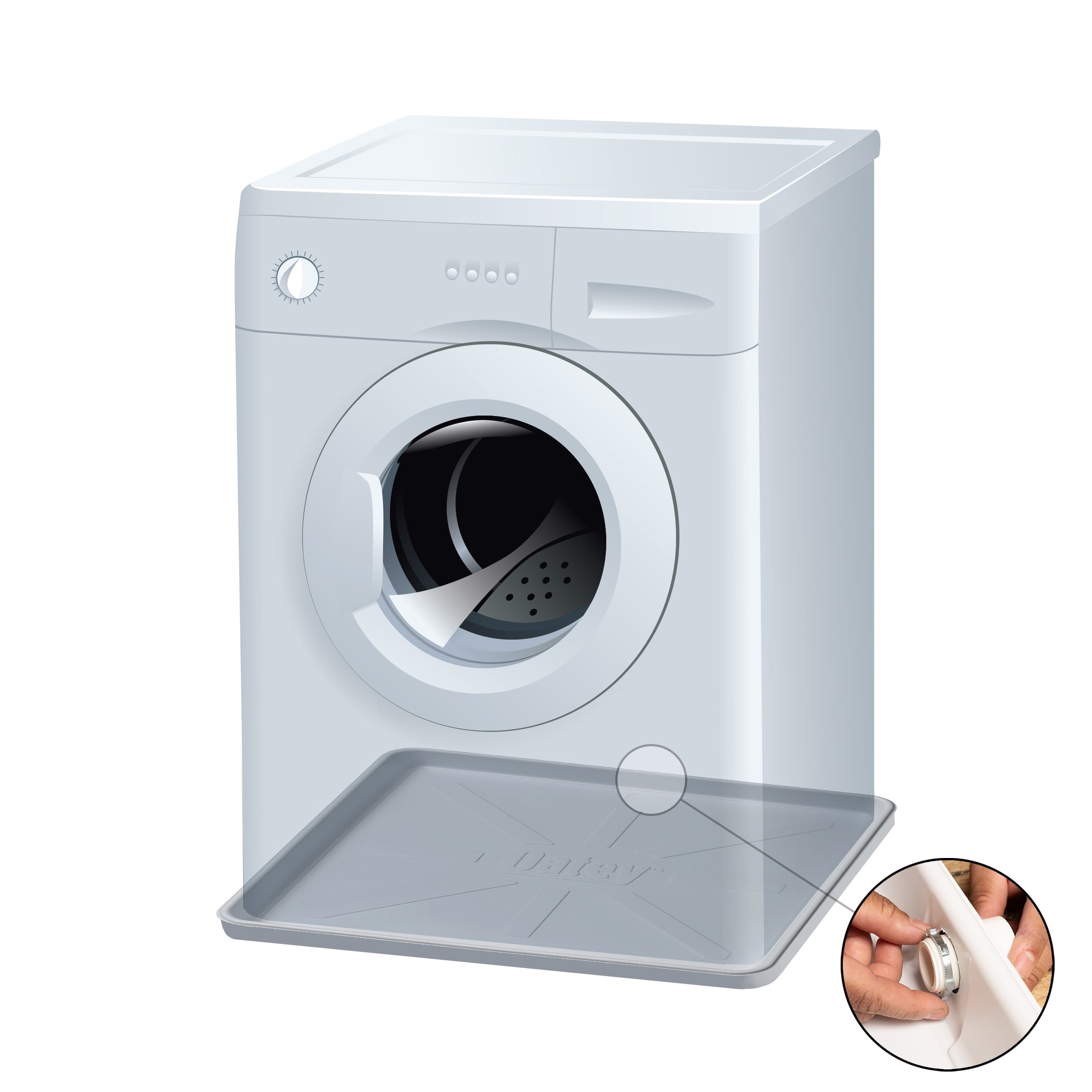 Oatey 28 in. x 30 in. Washing Machine Pan