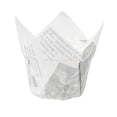 thumbnail image 5 of Panificio 1 oz Tulip Newsprint Paper Regular Baking Cup - 3" x 3" x 3 1/2" - 200 count box, 5 of 11