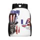 thumbnail image 1 of Fotbe Patriotic Skull Art Mochila de Viaje para Laptop, Mochila Ejecutiva Delgada y Resistente 15.6", 1 of 8