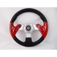 thumbnail image 3 of CARBON Steering Wheel with Adapter Ez-go POLARIS Ranger Club car Harley Kubota, 3 of 4