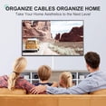 thumbnail image 3 of Cubiertas de cable Hider Delamu Cord Hider de 6 m para TV de pared, 3 of 9