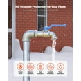 thumbnail image 5 of Foil-Backed Pipe Wrap Insulation, 32.8 Feet x 2 Inches, Easy Peel-and-Stick Installation, 5 of 10