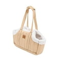 thumbnail image 4 of Bolsa de transporte para gatos jinwen invierno resistente para exteriores beige 38 x 14 cm, 4 of 8
