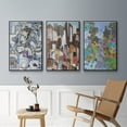 thumbnail image 5 of Magenta Garden - Framed Premium Gallery Wrapped Canvas L Frame 3 Piece Set - Ready to Hang, 5 of 9