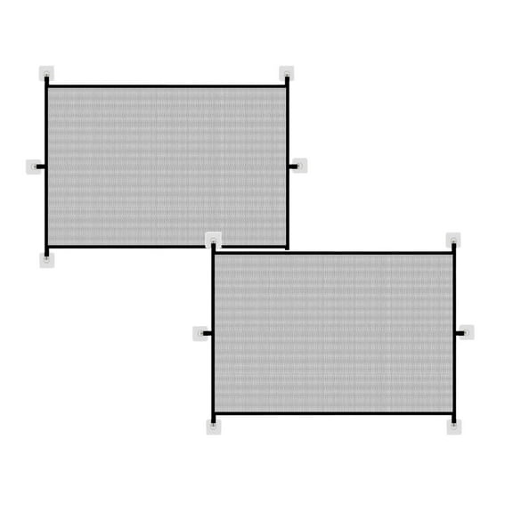 2Pcs Stair For Dogs Portable Mesh Stair Gate Indoor Cat Proof Gate For Stairs Folding Mesh Barrier For Stairs Indoor Doorways Hallways Doorstop