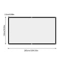 thumbnail image 3 of Projection Écran Toile Pliable Vis de Maison, 3 of 5