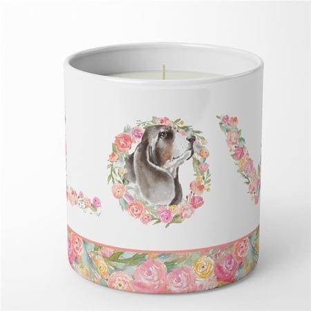 Basset Hound Style 4 LOVE 10 oz Decorative Soy Candle