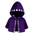 thumbnail image 2 of Capa de Halloween Cosplay capa accesorios de disfraz fiesta capa de Púrpura Yuyangstore Capucha de Halloween, 2 of 8