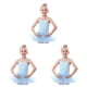 thumbnail image 4 of Traje de ballet de color sólido Sonducket para niña Azul, 4 of 6