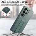 thumbnail image 5 of For Samsung Galaxy S25 Ultra 5G 6.9" Case With Belt Clip Holster And Kickstand MagSafe Magnetic Phone Cases,Green,For Galaxy S25 Ultra 5G, 5 of 8