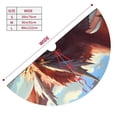 thumbnail image 3 of Lsque Ferocious Dragon Fury Print Christmas Tree Skirt, Tree Skirt with Ties or Velcro, Perfect for Holiday Decorations, Halloween, and New Year-30", 3 of 7